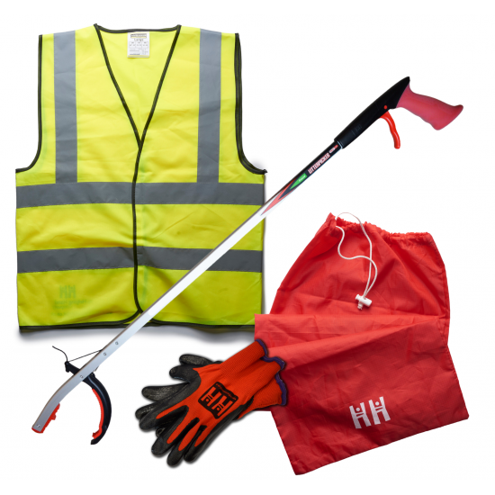Litter Picking Tidy Up Kit Litterpicker Pro Adult